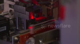 Automatic spot welding machine and laser printing technology