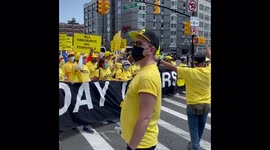 US: Immigrant Essential Workers Protest In NYC