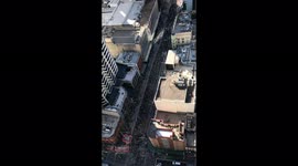 Protestors Leaving Sydney CBD after Demonstration regarding Lockdowns and Vaccinations COVID19
