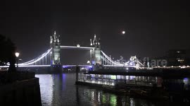 Bat Appears During The Buck Full Moon Over London