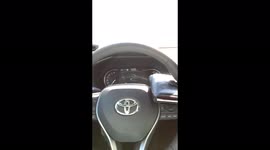 Toyota driving hack with no hands on the wheel. #drivinghack