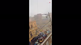 'Wild Scenes All Around During a Rainy Day in Karachi, Pakistan'