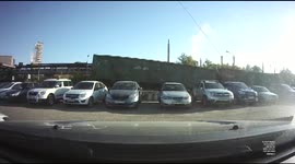 Freight carriages crash into parked cars after train derails in Russia