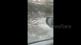 Severe flash flooding in parts of London, UK