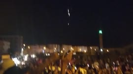 Tunisians celebrate on the streets after president Kais Saied procedures