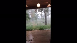 Massive hail pelts Minnesota