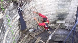 Elusive feline plays cat and mouse with rescuer inside 75-feet-deep well in India