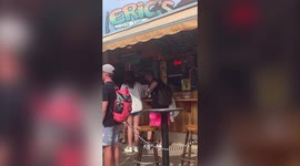 Scott Disick and new girlfriend Amelia Gray Hamlin snapped strolling on Catalina Island