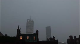 Powerful thunderstorm sweeps into Boston