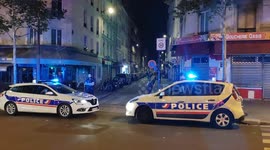 A car hits and kills at a terrace in Paris, rue Sauffroy. Vidéo Taken the 30july2021 at 01am