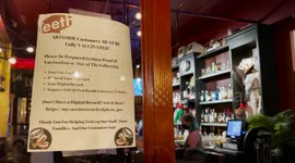 Restaurants And Bars Require To Proof Covid Vaccination Before Admitting Customers In San Francisco, CA, US
