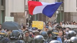 New anti health pass protest. 31july2021. Paris