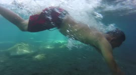 Clear water of la castellana  caluhada spring resort in negros occidental