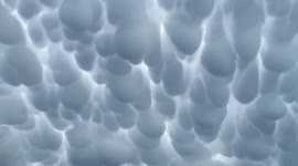 Rare mammatus clouds spotted drooping above Chinese city