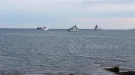 nato forces on the plymouth sound devon