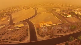 Drone Fail - Flying in a Dust Storm in Arizona