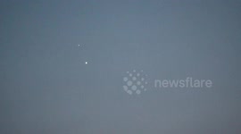 Venus and Jupiter 'draw together' in night sky