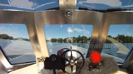 See inside detailed radio controlled boat