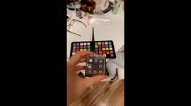 Aussie siblings play intense variation of the Rubik's Cube