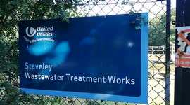 United utilities sewage in Staveley