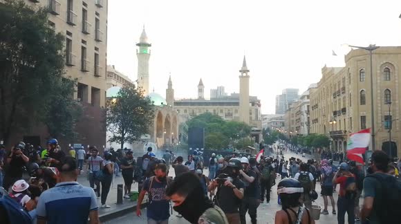 Clashes in Lebanon ensue during Beirut blast one-year anniversary