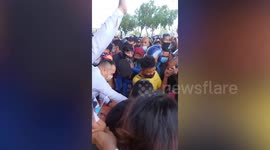 Chaos at COVID-19 vaccination site causes stampede in the Philippines