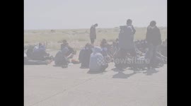 Pictures I took on the 04/98/2021 of the immergrants which where brought in by the RNLI at dungeness. 43 on board from virtnam Iran and afghanistan