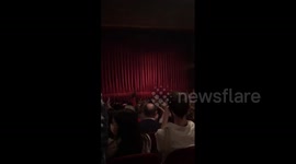 Rapturous applause as Broadway's August Wilson Theatre reopens