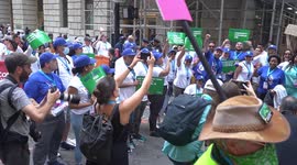 NY: Ticker-Tape Parade Honoring Front-Line Workers In US