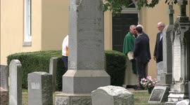 President of the United States Joe Biden departs St. Joseph's on the Brandywine church in Wilmington, DE on August 7, 2021