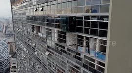 Aerial View Of The New Glass Gazebo In Sampa Sky, Sao Paulo, Brazil