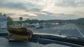 Canadian border slammed with traffic amid reopening for fully vaccinated people