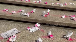 Thai protesters target office of health minister amid anger at Covid-19 handling