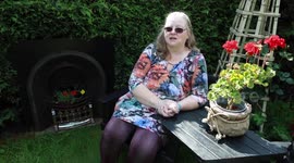 Real-life Womble creates a beautiful garden from other people's rubbish in Alva, Scotland