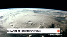 What is a 'home brew' tropical storm?