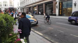 Joggers On Mass Run Through London's Mayfair