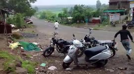 Bus crashes after steering backward due to fault in transport in central India