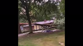 Thunderstorms In northeast Ohio knocked down trees and caused other damages