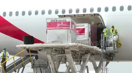 Astrazeneca's covid-19 vaccine donated by British Government arrives to Nairobi, Kenya