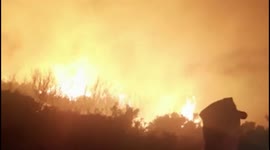 Albania fire rages out of control