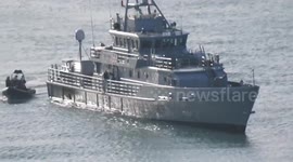 Busy morning at Dover 15/08 /2021 vigilant brings in immergrants safely to dover