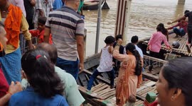 The Boat comes in contact with high tension wire in Ganga river in Bihar, at least 3 dozen injured & many missing