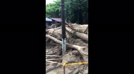 Japan: Heavy Rain Causes Mudslides In Hiroshima 2