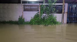 Thunderstorms cause flash floods in northern Thailand