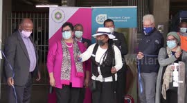 Football Stadium converted into mass covid19 vaccination site in cape town