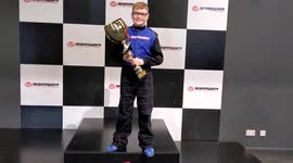 12-year-old boy who only started racing during lockdown crowned British Indoor Karting champion