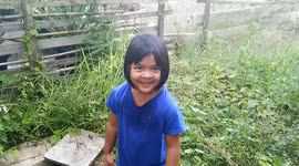 A Little Girl Rescue A Black Snake Fall Down in Well