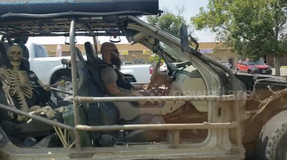 Denver car is Mad to Max and giving off strong apocalyptic vibes