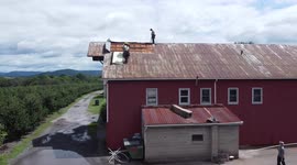 Tornado Damage, Hegins, Schuylkill County, Pennsylvania