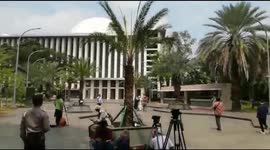 Istiqlal Mosque, Jakarta Held Friday Prayers, Worshipers Required to Show Vaccine Card